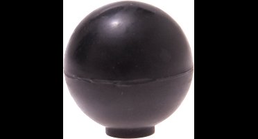 Protect-it Deurstopper/deurbuffer Golf - 1x - D35mm - rubber - zwart