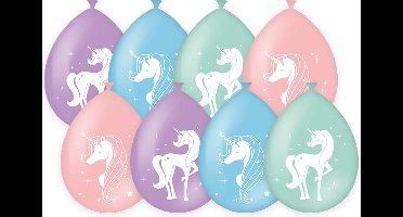 Paper Dreams Ballonnen Unicorn - 8st