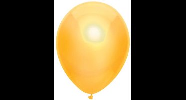 Ballonnen metallic geel - 30 cm - 50 stuks