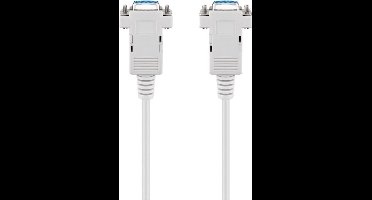 D-SUB 9-pins connectorkabel, vrouwelijk/vrouwelijk, serieel 1:1