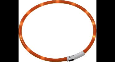 Led Halsband flamingo 70 cm Oranje