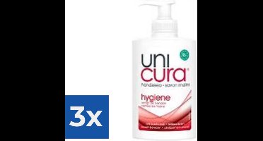 Unicura Handzeep - Pompje Hygiene 250 ml - Voordeelverpakking 3 stuks