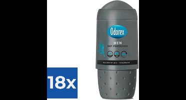 Odorex Deo Roll-on Men - Dry Protection 50 ml - Voordeelverpakking 18 stuks