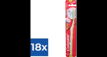 Colgate Tandenborstel  Double Action Medium- 1 tandenborstel - Voordeelverpakking 18 stuks