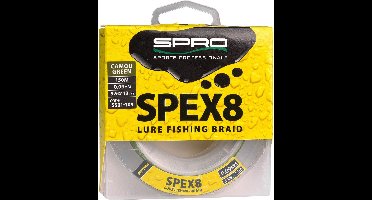 Spro Spex8 Braid Camou Green (150m) - Maat : 0.15mm (10.5kg)