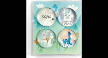 Trendform Lama Eye magneten set 4 stuks