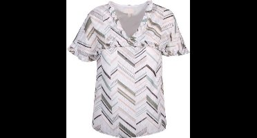 Ted Baker • wit gestreepte top Altania • maat XXL (5)