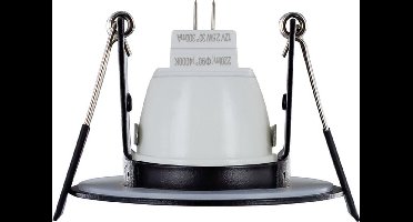 Integral Mini Inbouwspot Zwart IP65 | Zaagmaat 4.5cm | Voor MR11 GU4 of PAR11 GU10 Ø3.5cm