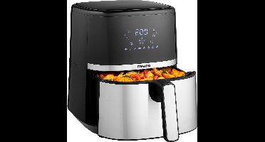 Tomado TAF5401S - Airfryer - 5,4 liter inhoud - Heteluchtfriteuse - Digitaal display - 800 gram friet - Zwart/RVS