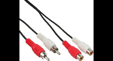 InLine® Audiokabel, 2x Tulp M/V, 5m