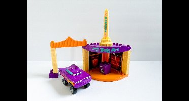 MEGA BLOKS PIXAR Cars Ramones Paint Shop 18 pcs House of Body Art - Vintage