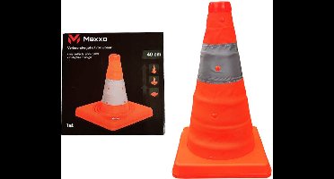 Uitvouwbare pion / verkeerskegel 41cm - inklapbaar - Mexxo