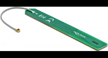 LPWAN-antenne 880-960 MHz I-PEX Inc., MHF® I PLUG 2 DBI 1.13 7,5 cm PCB Interne zelfklevend