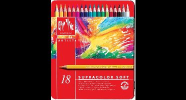 Kleurpotlood caran d'ache supracolor 18 st ass