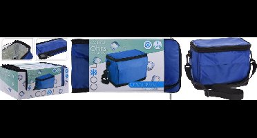 No Label Opvouwbare Koeltas 35 X 17,5 Cm Polyester Blauw