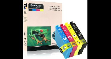 ReYours® inktcartridges voor Epson 603 XL, multipack van 4 kleuren voor Epson Expression Home XP-2105 XP-3100 XP-3105 XP-4100 XP-4105 Workforce WF-2830DWF WF-2835DWF WF-2850DWF