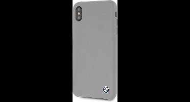 Grijs hoesje BMW - Backcover - iPhone XS Max - Silicone - Hard Case