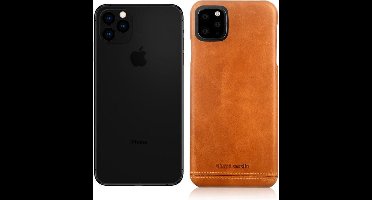 Pierre Cardin Premium Bruin Leer Telefoonhoesje voor Apple iPhone 11 Pro Max - Beschermd & Stijlvol