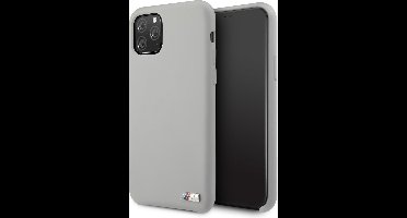 BMW iPhone 11 Pro TPU Kunstleer Smartphonehoesje - Grijs - Bescherming & Back Cover
