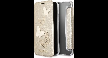 iPhone Xs/X hoesje - Guess - Goud - Kunstleer