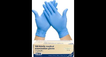 Nitrile Handschoenen Ongepoederd blauw Maat XL 100 st.