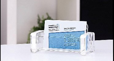 Wedo Visitekaarthouder - acryl Cristallic