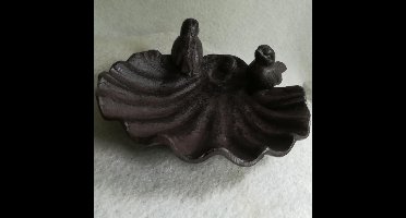 MadDeco - gietijzeren - vogelbadje  - 2 vogels