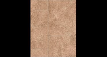 Loft blokken roodbruin behang (vliesbehang, rood)