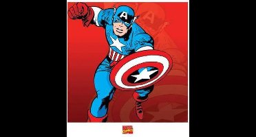 Marvel Comics Captain America Print 40x40cm