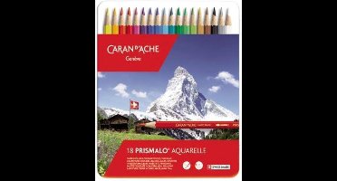 Kleurpotlood Caran D'ache Prismalo doos 18 stuks assorti