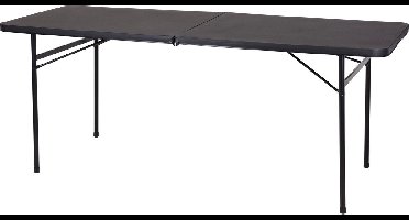 Wilderness Vouwtafel 182X76Cm Zwart - Niet weerbestendige tafels - Zwart