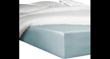 hoeslaken Bumblebee 70 x 200 cm h40 katoen lichtblauw