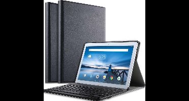Lenovo Tab P10 Premium QWERTY Bluetooth Keyboard Cover - Zwart