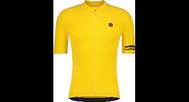 AGU Solid Fietsshirt Trend Heren - Geel - S