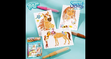 DreamWorks Animation Spirit Spraypennen - Knutselset met sjablonen - Vanaf 3 jaar
