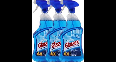 3 x Glassex spray - Glas & Oppervlaktespray - oppervlakte spray - 3 x 750ml