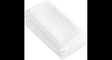 De Witte Lietaer Servetten, Kalahari Wit (4 st.) - 51 x 51 cm - 100% Katoen