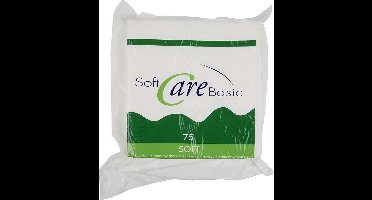 Creotime Wegwerpdoeken 19 X 19 Cm Groen/wit 75 Stuks