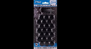 J-TEC Wielbout Wielmoer 19mm Doppen Beschermende Afdekkapjes Zwart 20 stuks (set)