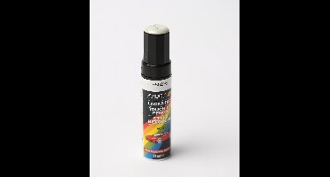 Motip 955276 - Auto lakstift - Wit Metallic - 12 ml