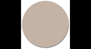 Ronde muursticker effen kleur - WallCatcher | 40 cm | Behangsticker Zand Kleur wandcirkel