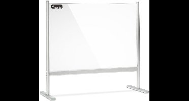 Plexiglas preventiescherm 65x100 cm met aluminium frame - baliescherm  - Kuchscherm - Hygiëne scherm