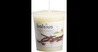 Bolsius Geurkaars Geurvotive rond 53/45 Vanilla 6 stuks