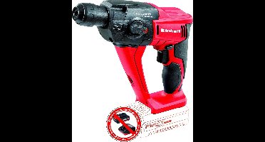 Einhell Accu Boorhamer TE-HD 18 Li-Solo Power X-Change (Li-Ion - 18 V - 1.2 J - boorcapaciteit in beton 12 mm - SDS plus opname - LED verlichting - zonder accu en lader)