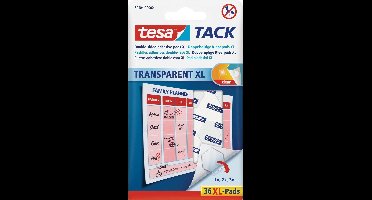 Tesa dubbelzijdige kleefpads XL - 72x - plakrondjes / pads - posters ophangen - dubbelzijdig tape