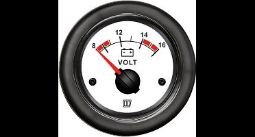 VETUS VLT12W witte Voltmeter 12V