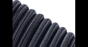 200 meter Elastisch Touw - Zwart - 4mm - elastiek op rol