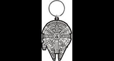 STAR WARS - Rubber Keyring - Millenium Falcon 6 Cm
