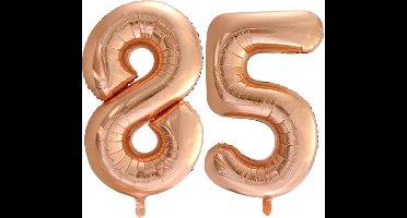 Folieballon nr. 85 Rosé Goud 86cm