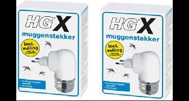HGX Muggenstekker anti muggen - 2 Stuks !